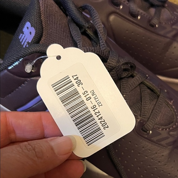 New Balance Purple and White Athletic Shoes - Picture 8 of 9